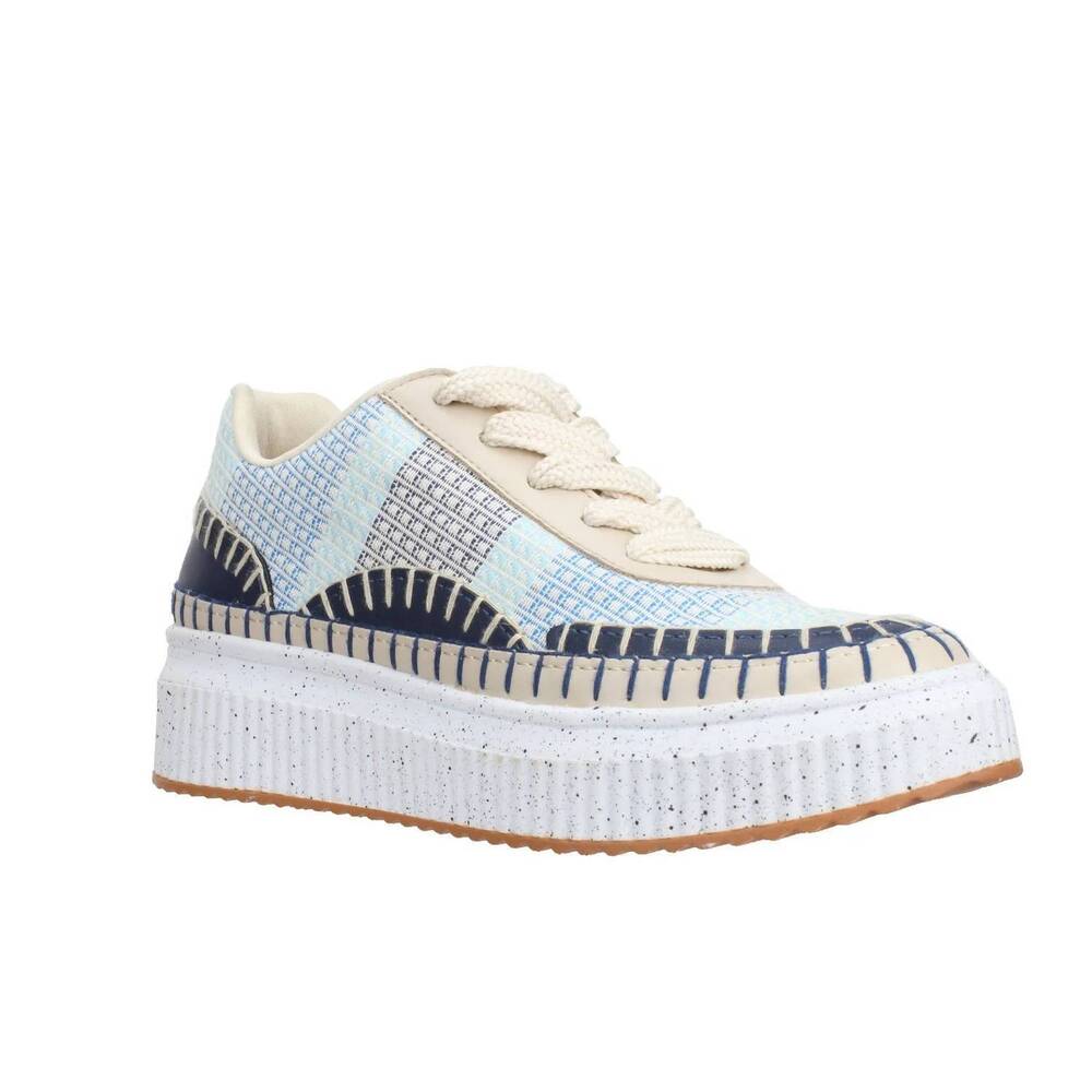NEW LOVE RIO women's audre threads sneaker in multi blue